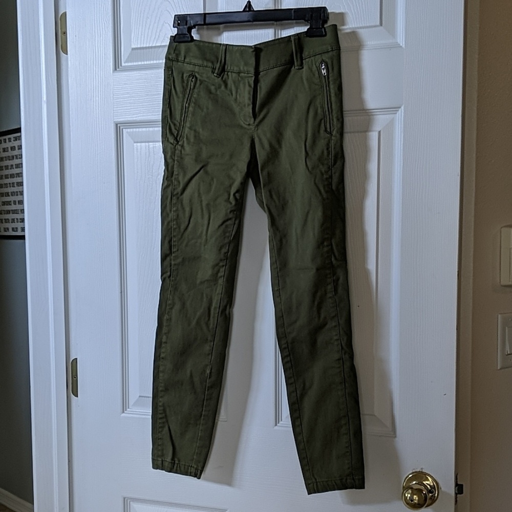 Olive green slacks